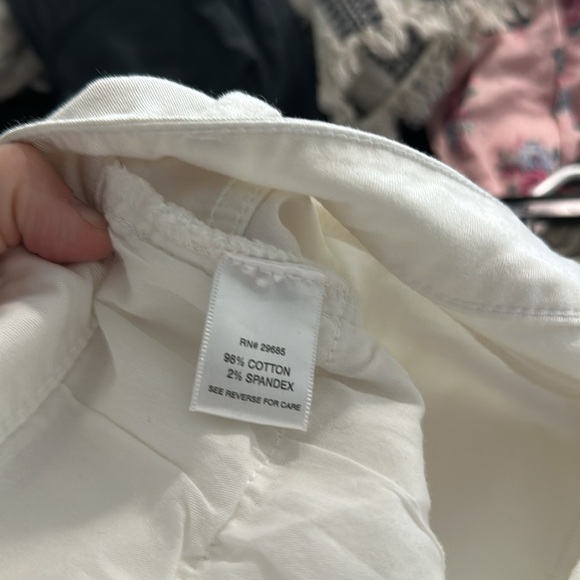 Pendleton white cropped jeans size 18 - Picture 4 of 4